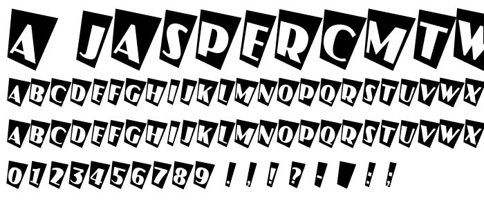 a_JasperCmTw font