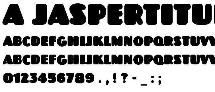 a_JasperTitulRndNord font