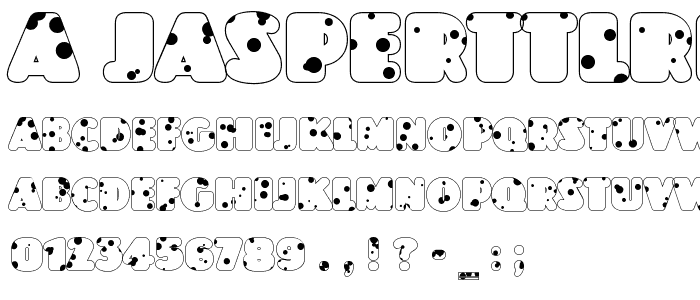 a_JasperTtlRndDrNord font