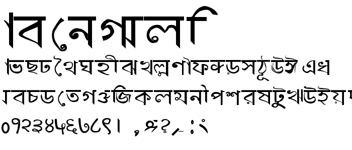 abengali font