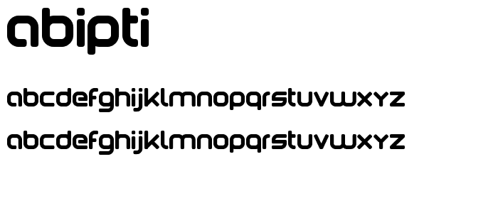 abipti font