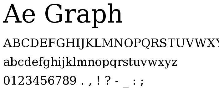 ae_Graph font