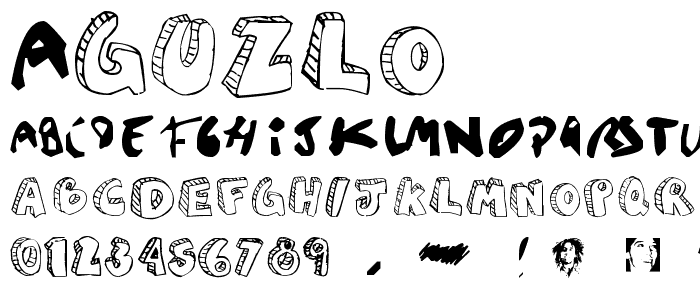 aguzlo font