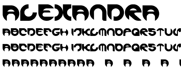 alexandra font