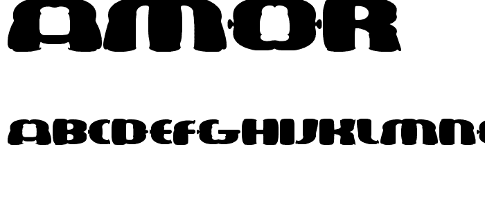 amor font