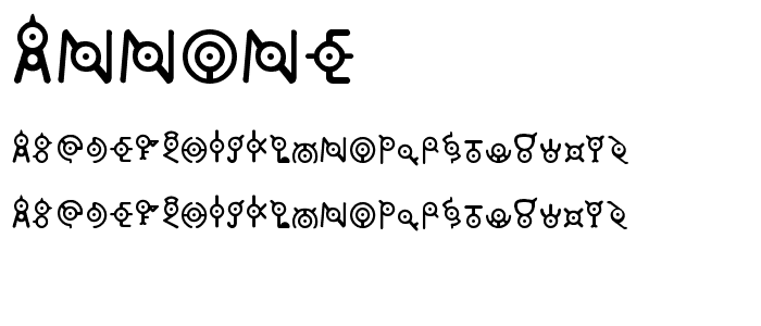 annone font