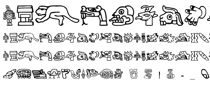 aztec font