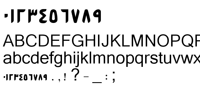 B Esfehan Bold font