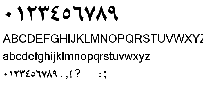 B Mitra Bold font