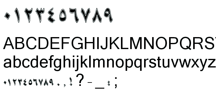 B Niki Border   font