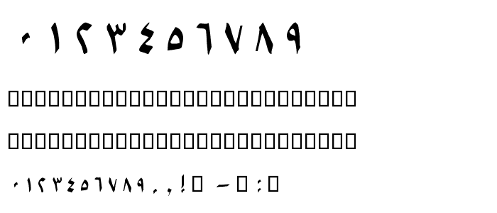 B Setareh Bold font