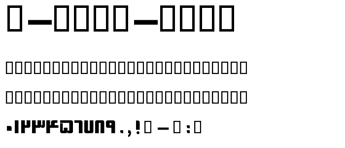 B Sina Bold font