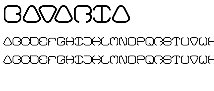 BAVARIA font