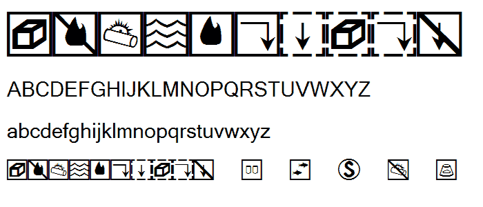 BCMELP EPD Symbols font