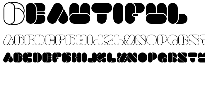 BEAUTIFUL font