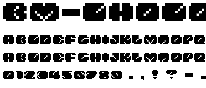 BM chocolat A9 font