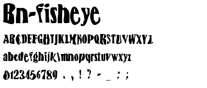 BN-FishEye font