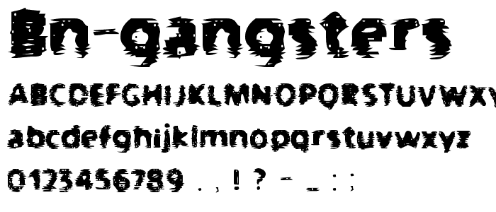 BN-Gangsters font