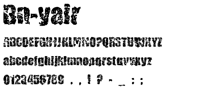 BN-Yair font