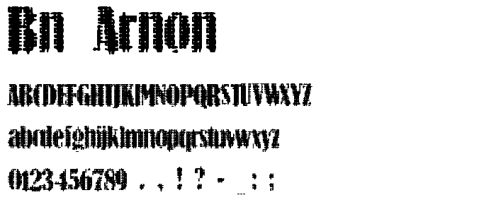 BN-ArNoN font