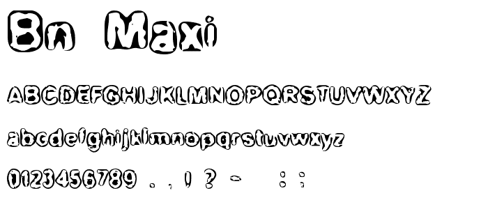 BN-Maxi font
