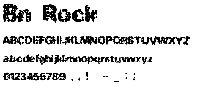 BN-Rock font