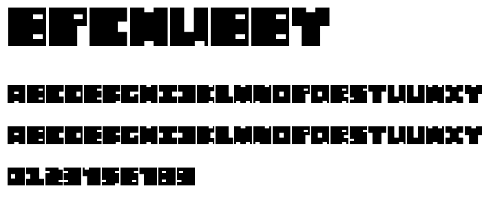 BPchubby font