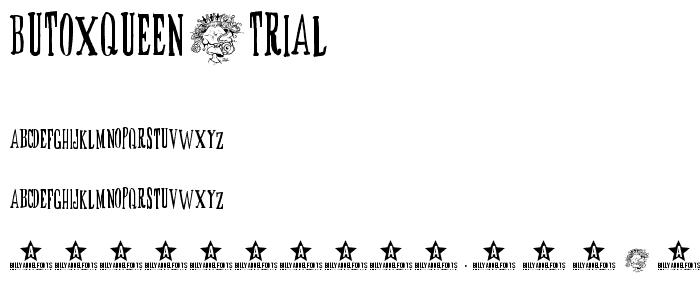 BUTOXQUEEN-trial font