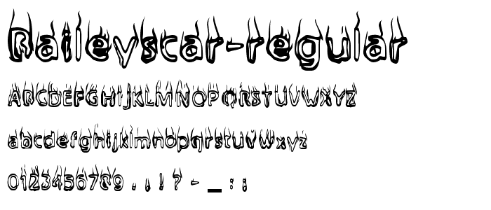 BaileysCar Regular font