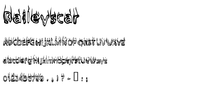 BaileysCar font