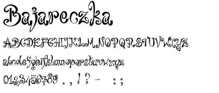 Bajareczka font