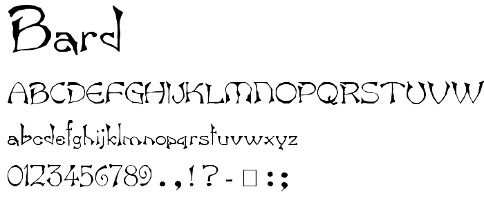 Bard font