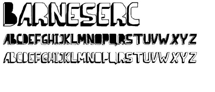 Barnes_erc_ font