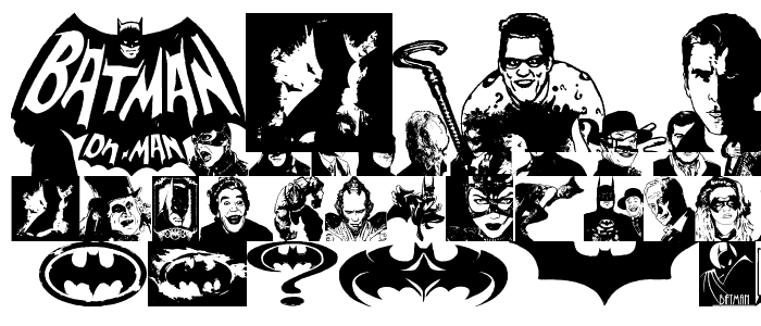 Batman The Dark Knight font