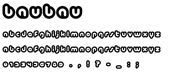 Baubau font