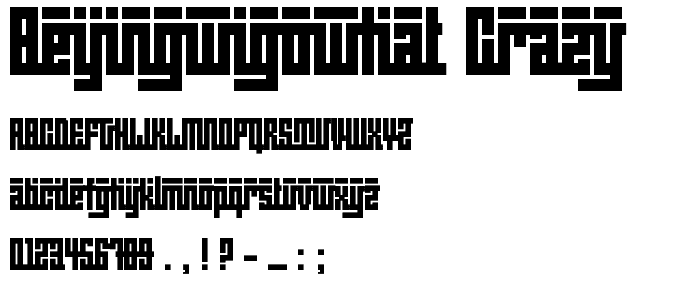 BeijingWigoWhat_crazy font