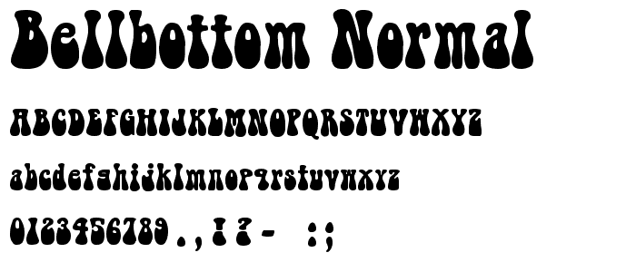 BellBottom-Normal font