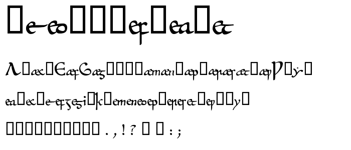 Beowulf1Alt font