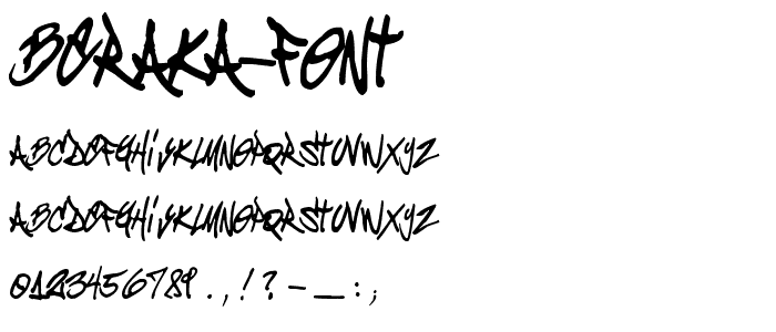 Beraka Font font