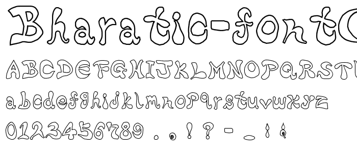 Bharatic Font(W) font