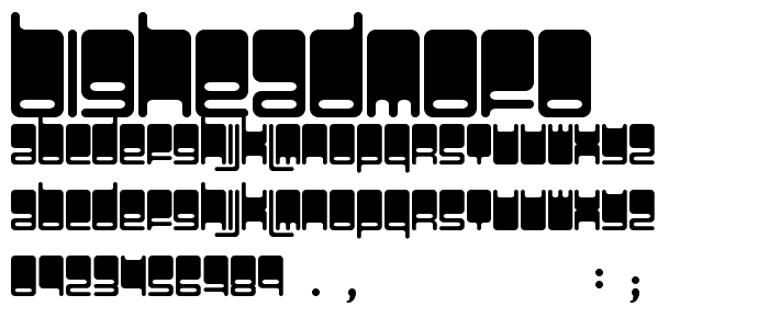 BigHeadMofo font