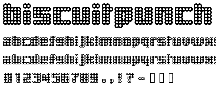 BiscuitPunch font