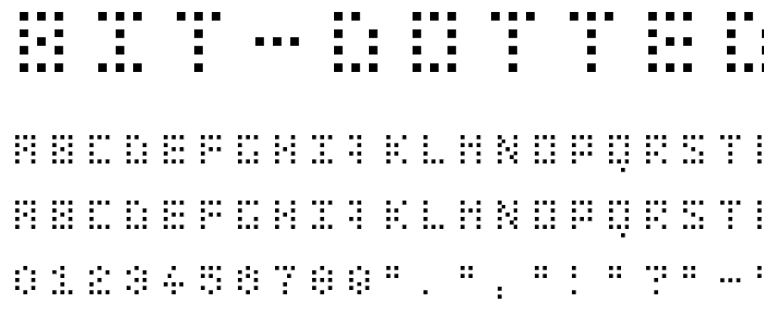 Bit Dotted font