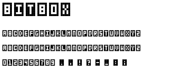 BitBox font