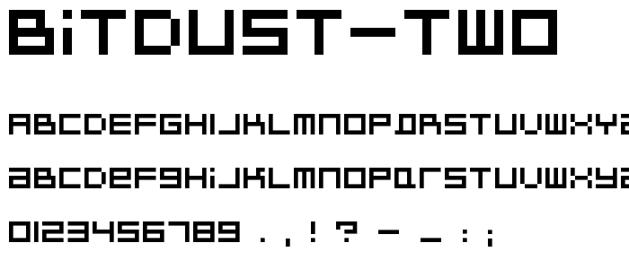 BitDust Two font