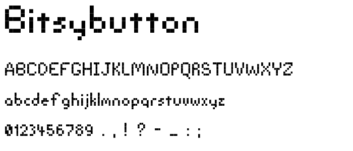 BitsyButton font