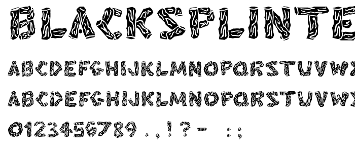 BlackSplinters font