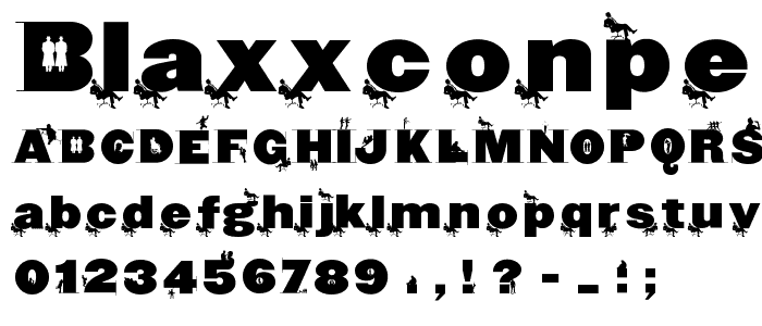 BlaxxConPersona font