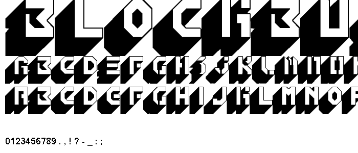 Blockbuster font
