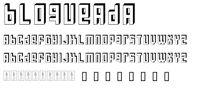 Bloqueada font